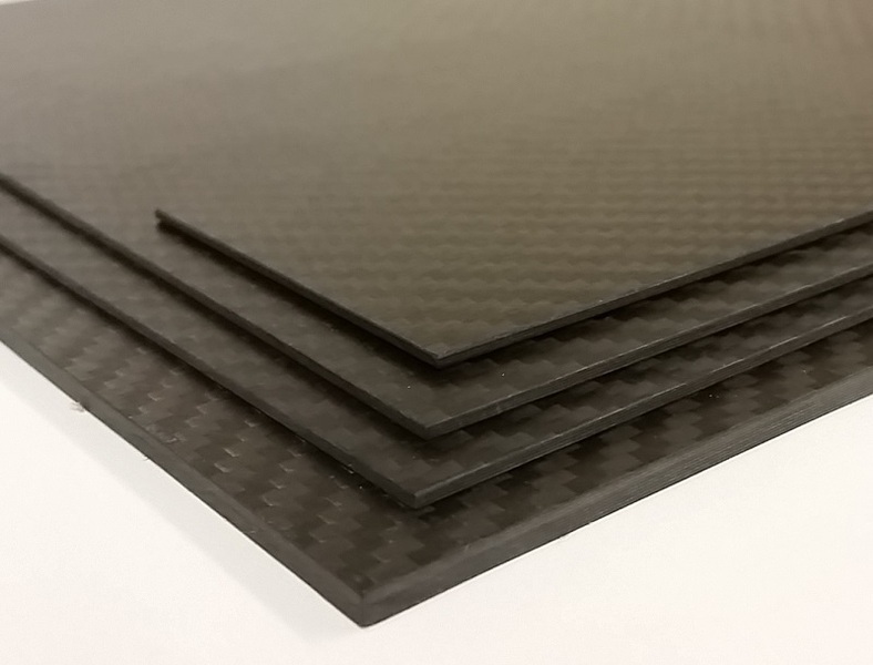 High Hardness Carbon Fiber Board PlateTwill Carbon Fiber Plate Board Sheet  Material with Bright Glossy Surface Full Carbon Fiber Sheet Plate[Bright  230x170x1.0mm] 