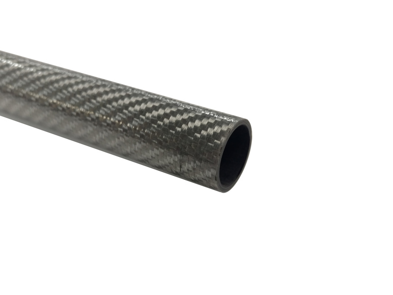 Carbon Fiber Tube Fabric Twill 0.875 x 0.960 x 39 inch 